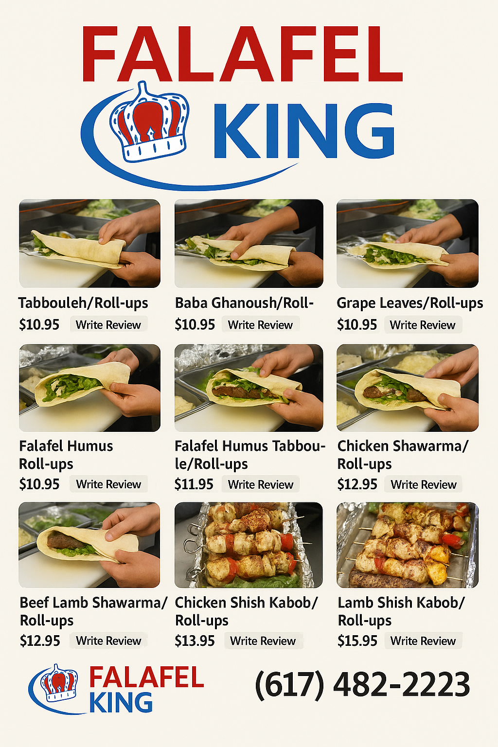 Best Mediterranean Roll-Ups in Boston | Falafel King